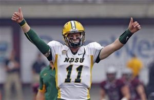 Carson Wentz of NDSU showed off his athleticism this week at the NFL Scouting Combine
