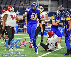 Clayton Callicutt from Angelo State is a very sound pass rusher with great skills