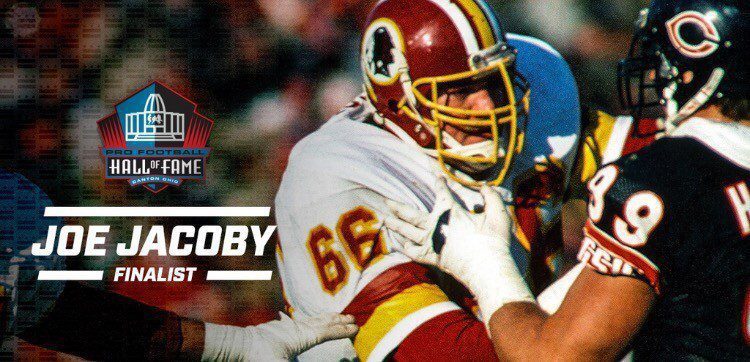 Former undrafted stud Joe Jacoby made the semi final list for the Pro Football Hall of Fame