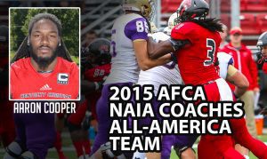Aaron Cooper is a playmaker at the NAIA level. He is a ball player folks
