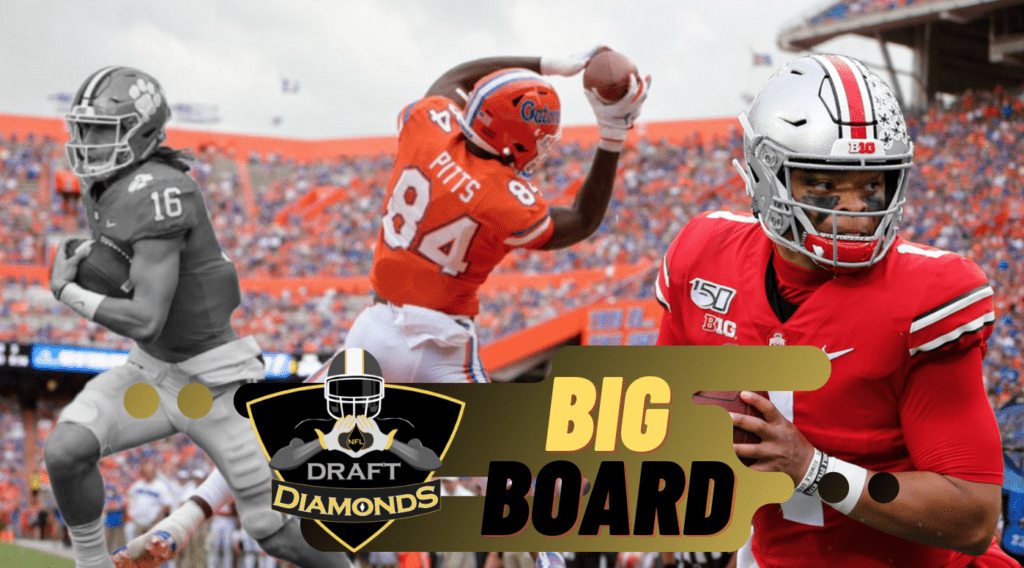 NFL Draft Diamonds Big Board