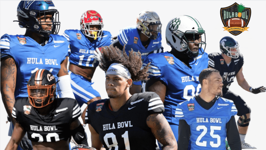Eight players in the 2022 NFL Draft Played in the Hula Bowl of Orlando!