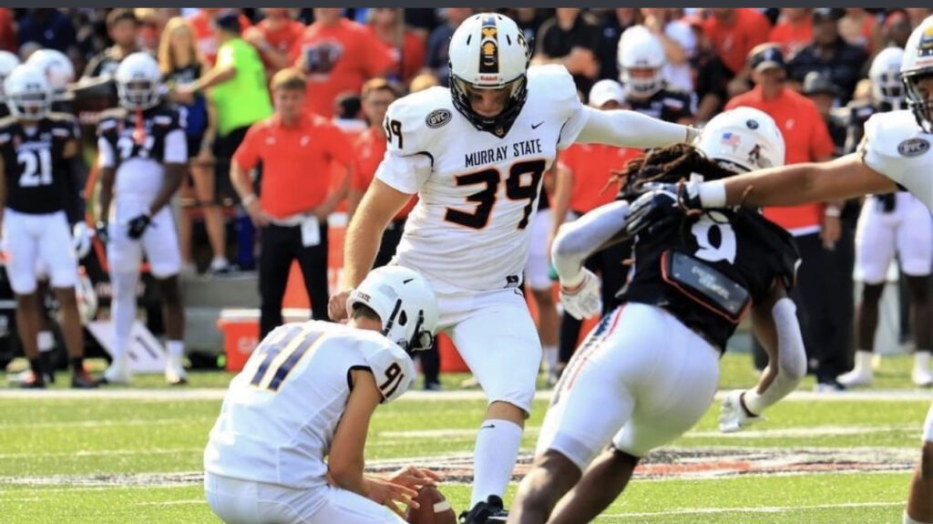 Aaron Baum the big-legged kicker from Murray State University recently sat down with NFL Draft Diamonds scout Justin Berendzen.
