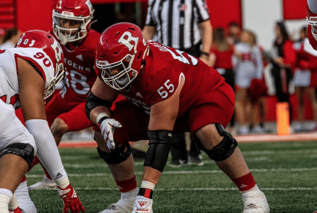 JD DiRenzo the mauling offensive lineman from Rutgers University recently sat down with NFL Draft Diamonds owner Damond Talbot. 