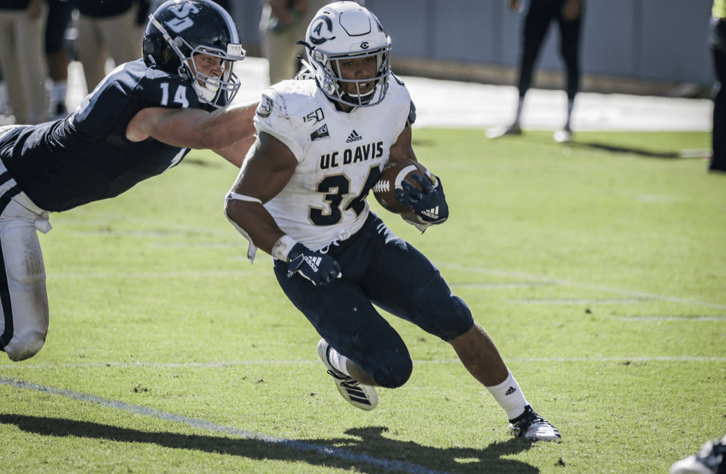Ulonzo Gilliam Jr the running back from UC Davis recently sat down with Evan Willsmore from NFL Draft Diamonds