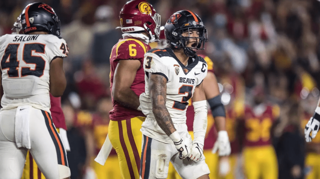 Jaydon Grant is a veteran leader in the Oregon State secondary who displays good coverage skills. Hula Bowl scout Ryan Jaffe breaks down the strengths and weaknesses of Grant as an NFL Prospect in his report.