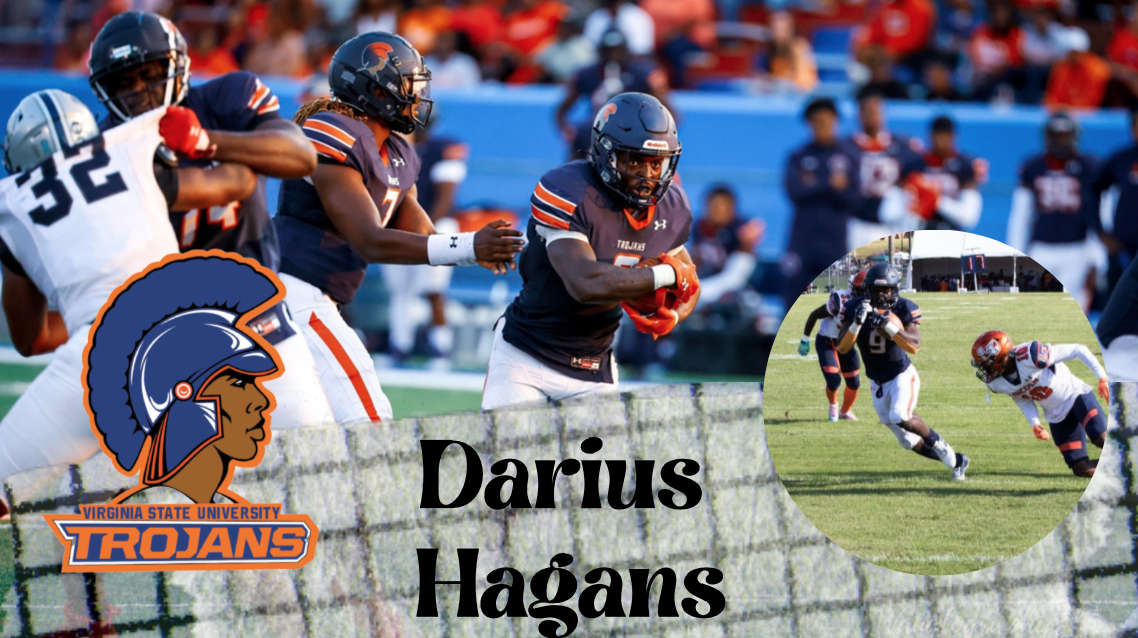 Former Virginia State running back Darius Hagans is a tough runner with great speed and agility. The 2023 NFL Draft Prospect sat down with Jimmy Williams