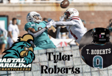 Coastal Carolina wide receiver Tyler Roberts recently sat down with NFL Draft Diamonds scout Jimmy Williams for this exclusive Zoom Interview