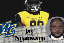 Jay Nyamwaya the massive defensive tackle from Merrimack College recently sat down with Jimmy Williams of NFL Draft Diamonds.
