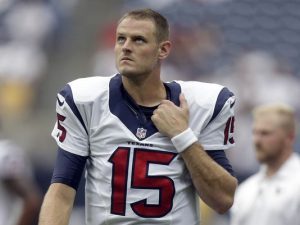 Texans quarterback Ryan Mallett is angry that he did not win the starting job
