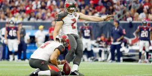Kyle Brindza has been released by the Tampa Bay Buccaneers