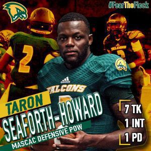 Taron Seaforth-Howard of Fitchburg State is a long corner with good quickness and shut down ability