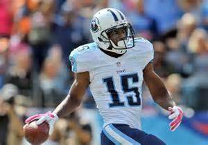 Titans wide out Justin Hunter is down with the year
