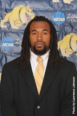 Bowie State cornerback Brian Hall is a good slot corner with sound physical traits