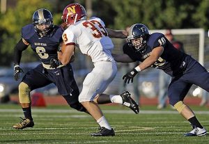 Jordan Halverson of Concordia St. Paul is a very good tackler that get's the job done