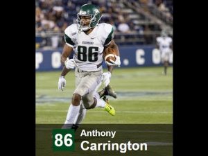 Anthony Carrington of Wagner College is a big play maker with great hands