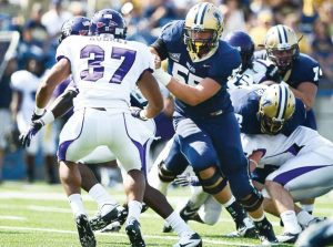 Montana State offensive tackle John Weidenaar played ever game since coming to Montana State 
