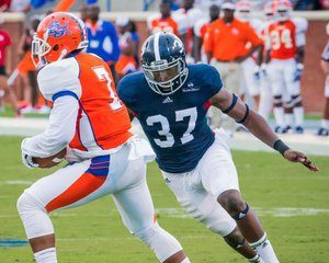 Georgia Southern University linebacker Antwione Williams had a huge week at the Shrine game
