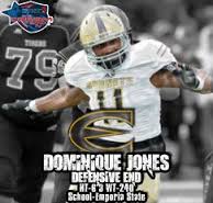 Dominique Jones is a fierce linebacker that plays sidelines to sidelines 