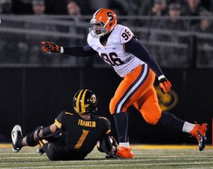 Syracuse defensive tackle Jay Bromley is under investigation in NY.