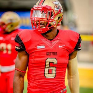 Seton Hill defensive back Robert Brown is a feisty player