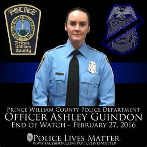 Ashley Guindon was killed in the line of duty this week, and a future football player is honoring her at the Combine