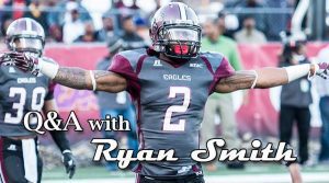 NCCU defensive back Ryan Smith is headed to the Combine. He is a playmaker
