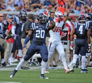 Ole Miss linebacker Christian Russell is a playmaker. 