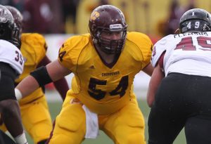 Lions are hosting Central Michigan offensive lineman Nick Beamish for their local day 