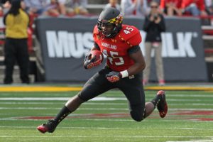 Maryland running back Brandon Ross has been released by the Vikings