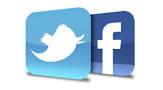 twitter and facebook