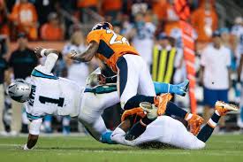 Broncos safety was fined 18k for his hit on Cam Newton