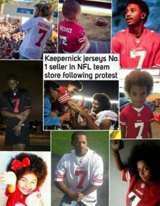 Colin Kaepernick may be selling jersey's but he is the most hated player in the league as well