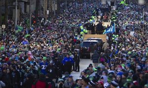 Seahawks rally was cancelled by Dupont Mayor