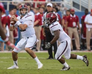 Southern Illinois quarterback Josh Straughan is a gunslinger. I love his style