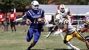 Ryan Nolan is a machine for Chowan. The former QB can do it all. 