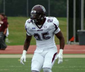 Bloomsburg defensive back Jarell Boyd-Ross is a hard hitter formerly of Norfolk State