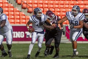 Texas Southern pass rusher Damond King is a powerful player
