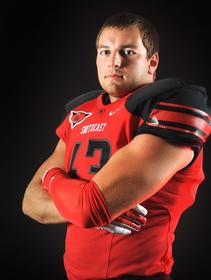 Roper Garrett is an animal for SEMO.  He is all over the field 