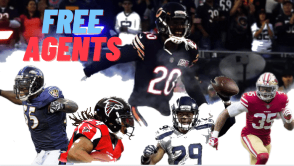 Who are the best free agents available in the NFL after week 1?