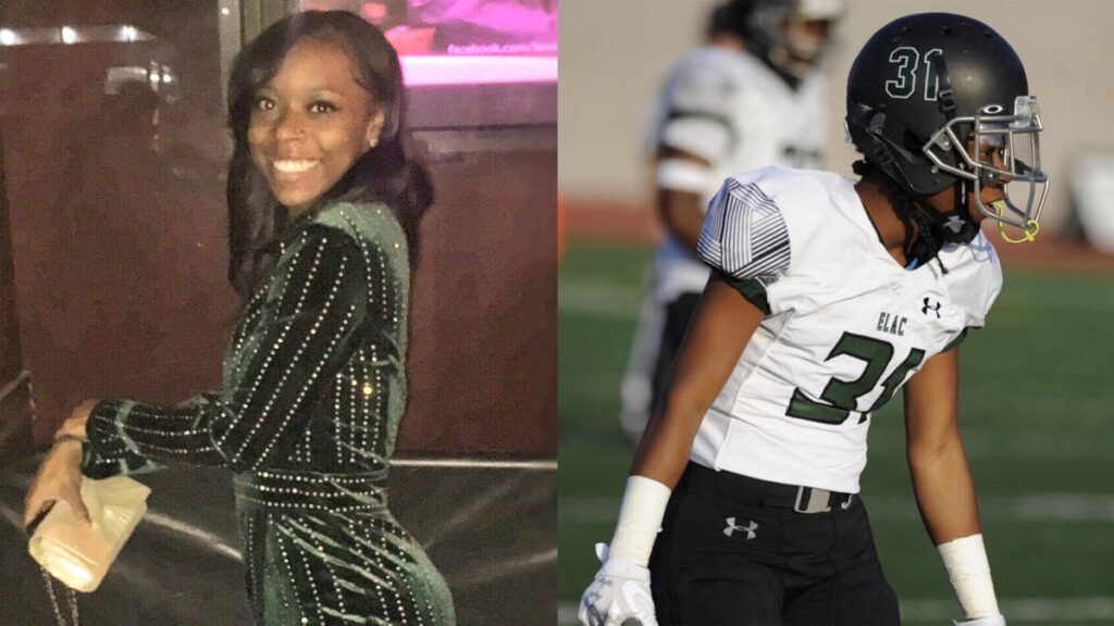Ladies, help the first female college football player Miss