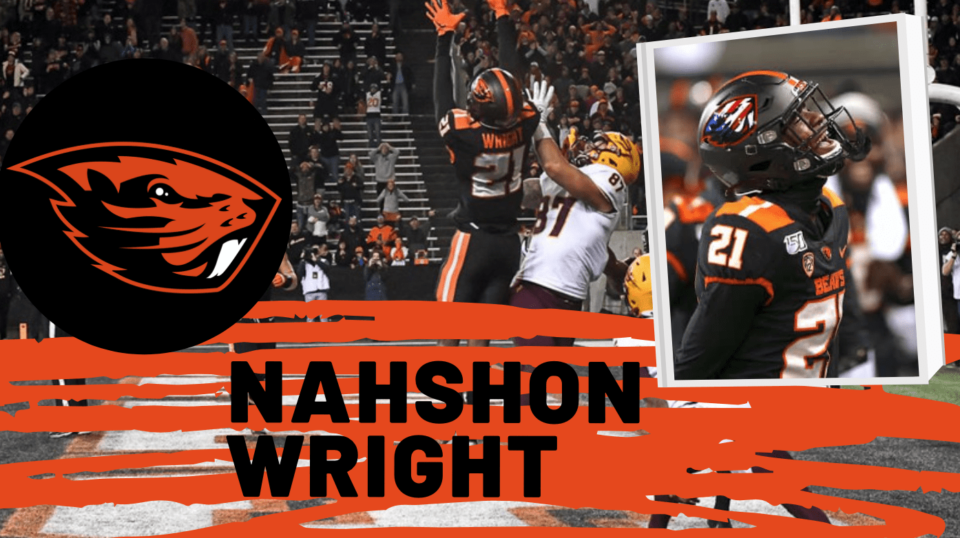 Nahshon Wright Oregon State 2021 NFL Draft