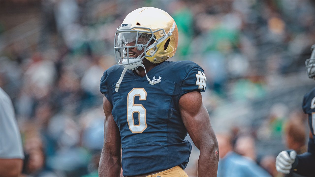Jeremiah Owusu-Koramoah Notre Dame NFL Draft