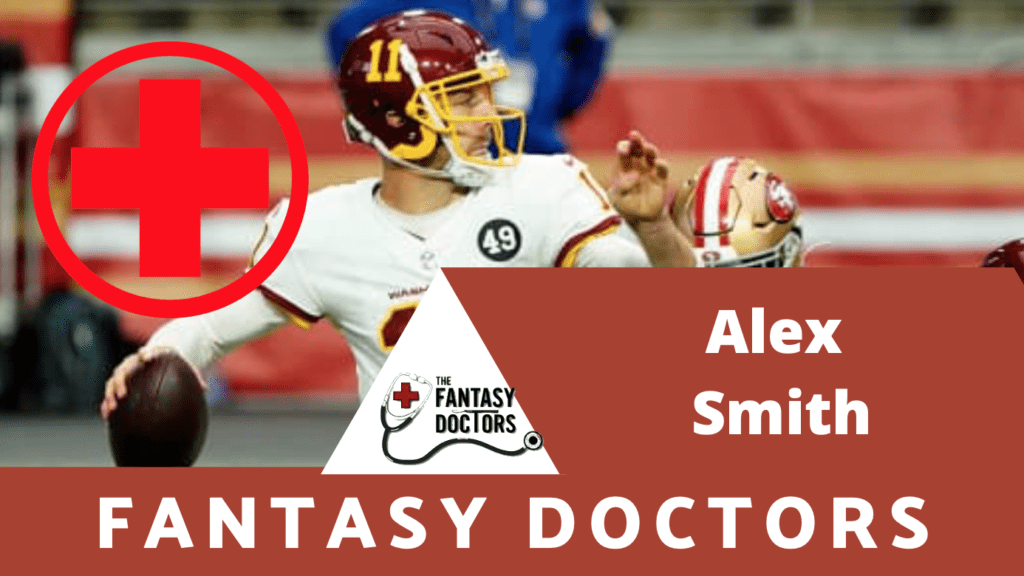 Alex Smith Fantasy Doctors INjury Update