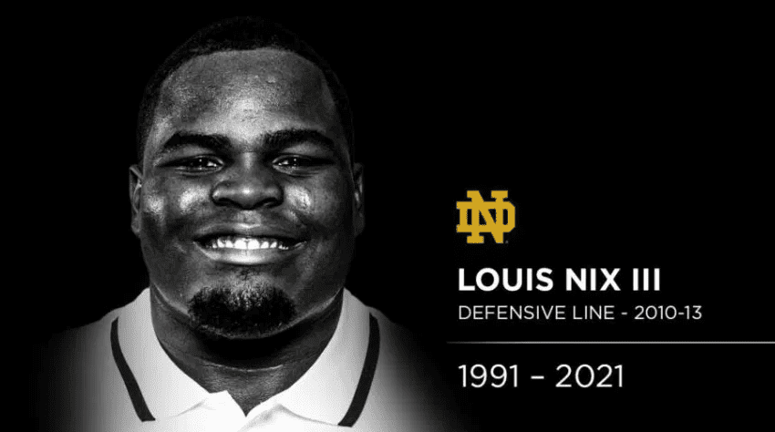 Louis Nix III Notre Dame Rest In Peace