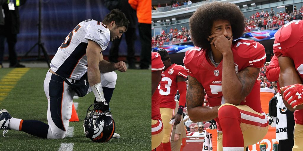 Colin Kaepernick Tim Tebow Controversy