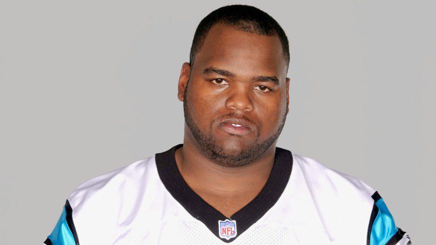 Former Carolina Panthers defensive tackle Kendal Moorehead was arrested for soliciting prostitution in Tuscaloosa.