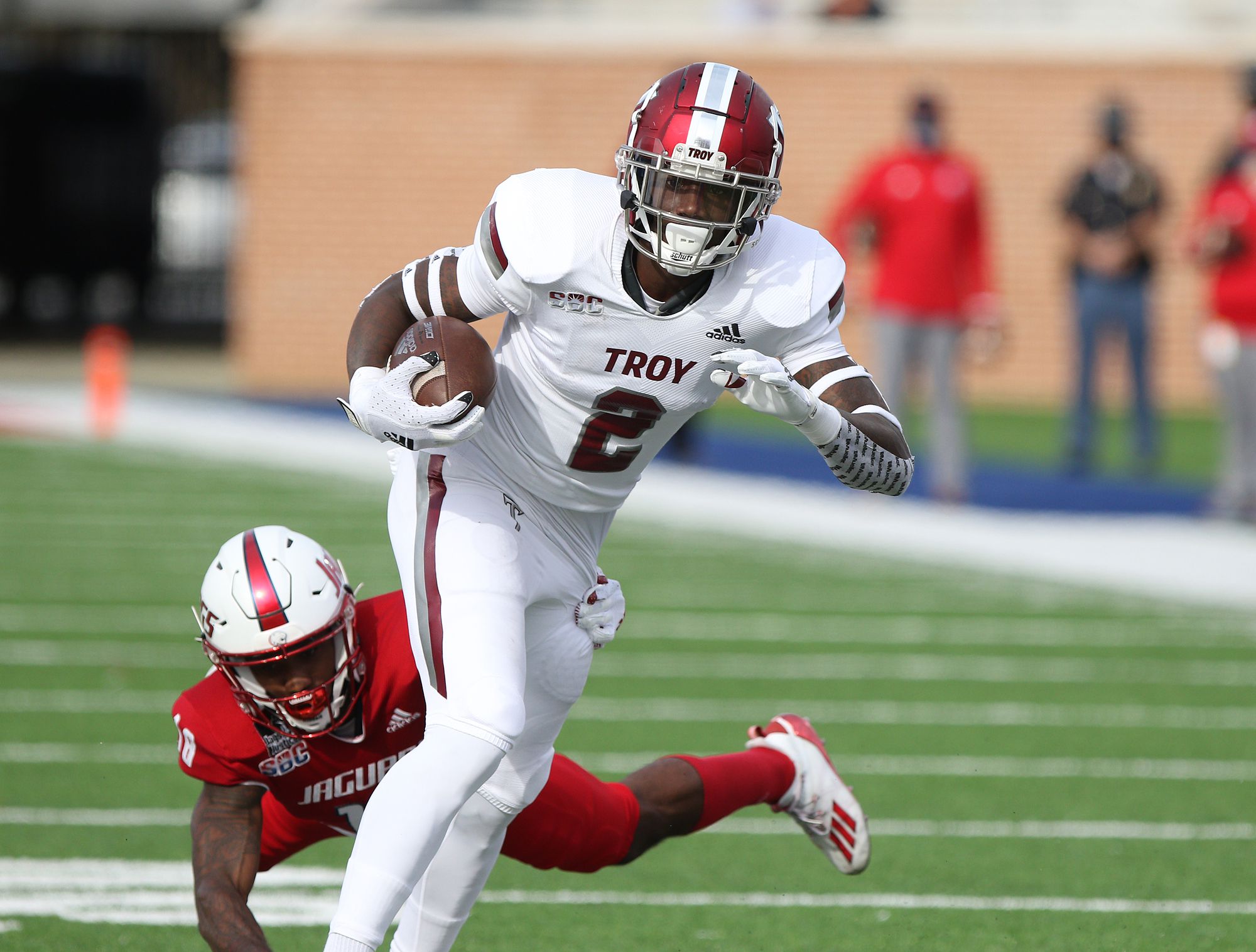 Troy wide receiver Reginald Todd was arrested for first-degree hindering prosecution and second-degree possession of marijuana.