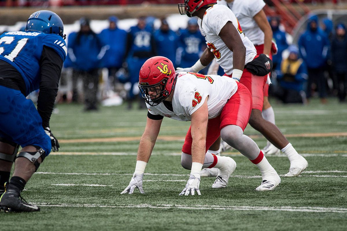 Joshua Hyer the solid defensive end from the University of Calgary recently sat down with NFL Draft Diamonds owner Damond Talbot