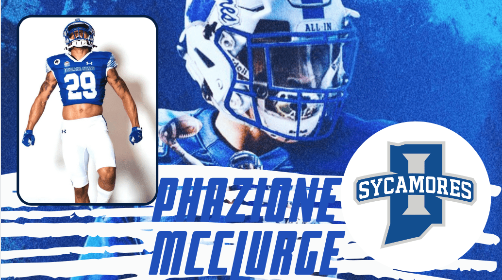 Phazione McClurge the tall-lanky wide receiver from Indiana State University recently sat down with NFL Draft Diamonds lead scout Jimmy Williams